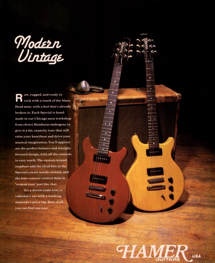 Vintage deals hamer guitars