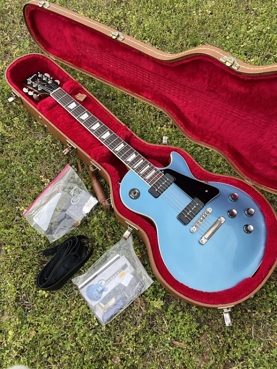 For Sale - 2018 Les Paul Classic - Pelham Blue - SOLD - For Sale - Wanted  to Buy - PIF - eBay & Other PSAs - Hamer Fan Club Message Center